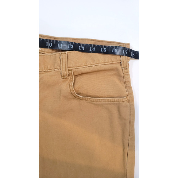 Carhartt Mens 36x32 Canvas Work Pants 5 Pocket Relaxed Fit 14806 Tan Khaki Camel - Picture 3 of 11